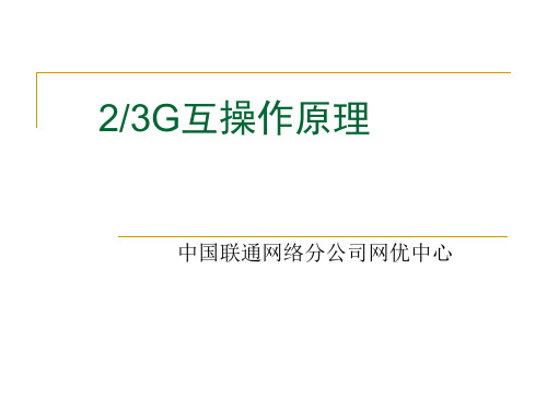 23G互操作