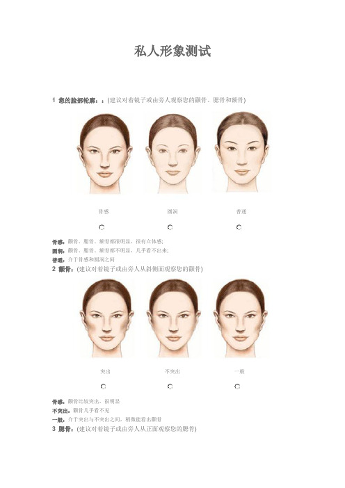 私人形象测试