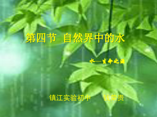 自然界中的水PPT课件1 湘教版优质课件