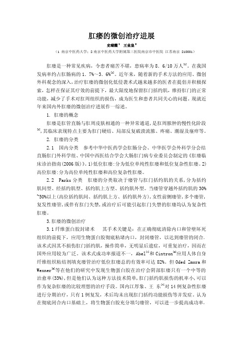12.肛瘘的微创治疗进展
