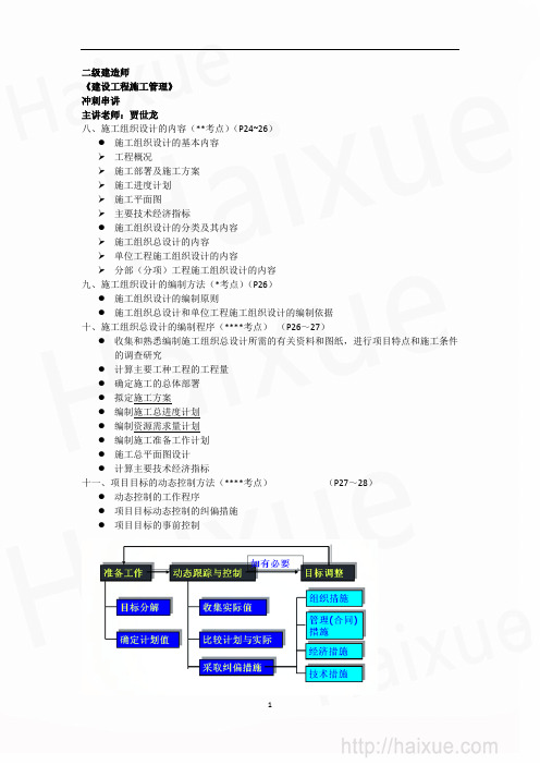 管理串讲2