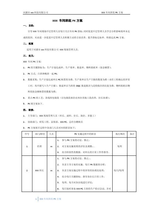 班组PK方案(1227)