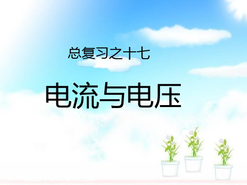 总复习之十七电流与电压—人教版九年级物理复习完美课件
