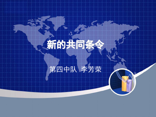 新的共同条令
