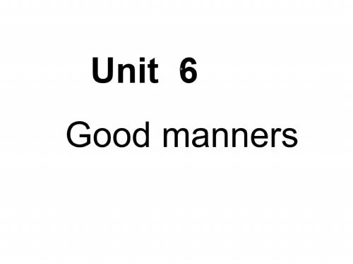 高一英语下册Unit-6课件2