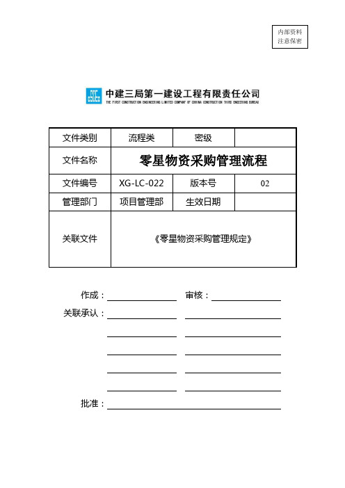 2.7零星物资采购管理流程
