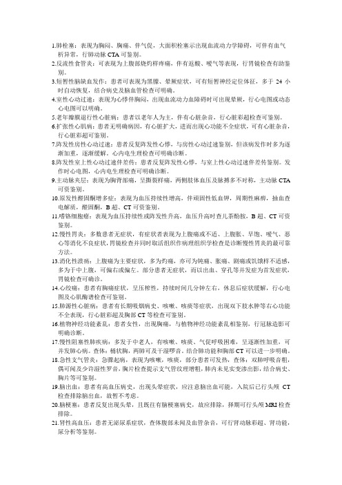 医学鉴别诊断