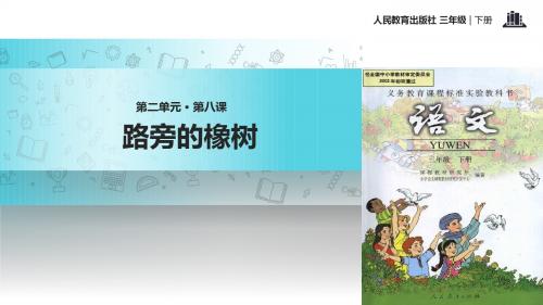 三年级下册语文课件-8 路旁的橡树∣人教新课标