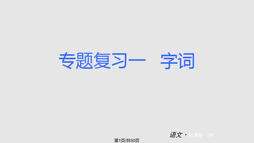 中考备考中考复习九年级语文备考方略典题例析专题个专题上下册合订语文PPT课件