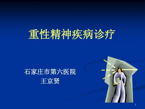 重性精神疾病诊疗