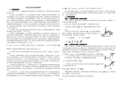 牛顿运动定律专题