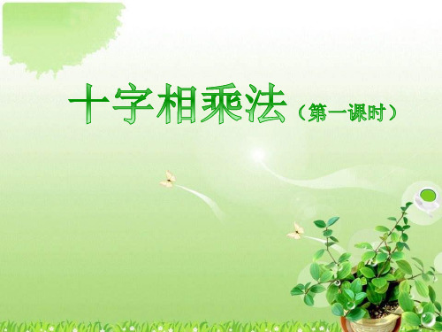 新沪科版七年级数学下册《8章 整式乘法与因式分解  8.4 因式分解  十字相乘法》课件_4