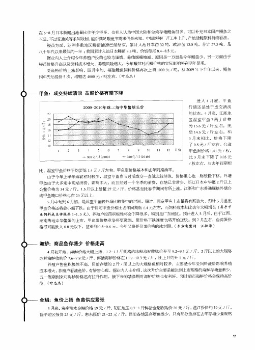 海鲈：商品鱼存塘少 价格走高