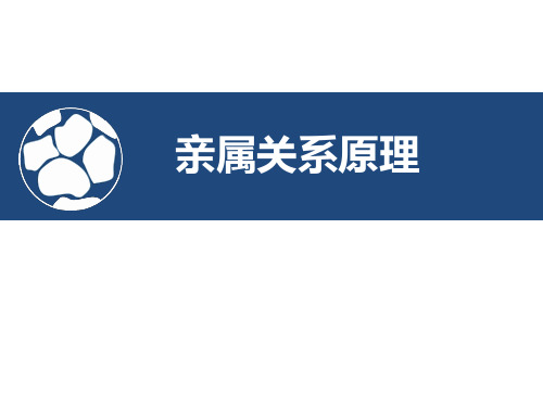 第二章亲属关系原理