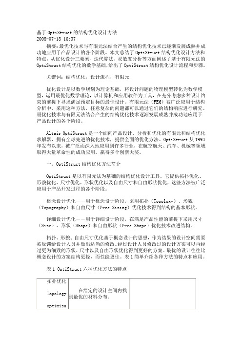 OPTISTRUCT介绍