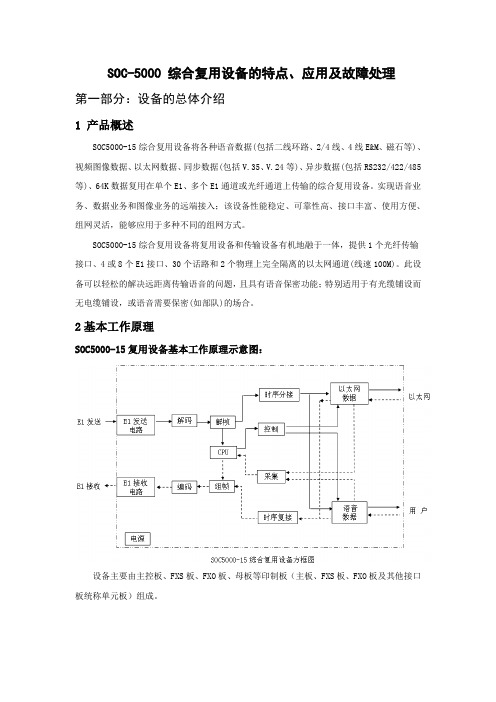 申瓯传输设备常见故障分析与处理..