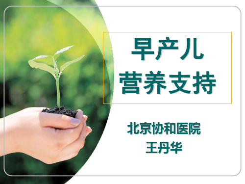 早产儿营养支持