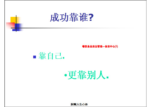 餐饮食品安全管理---食安中心(1)