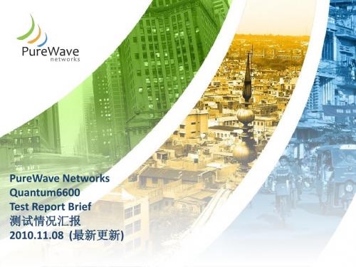 PureWave Quantum Test Report Brief