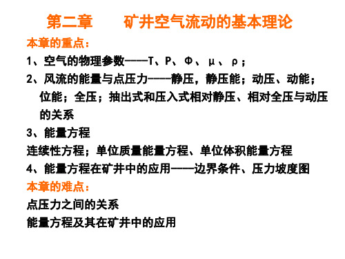 矿井空气流动的基本理论-52页精选文档