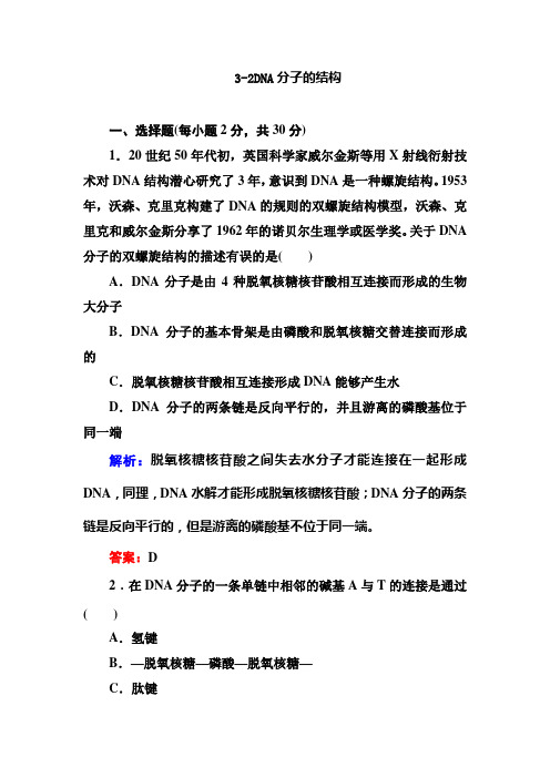 3-2DNA分子的结构