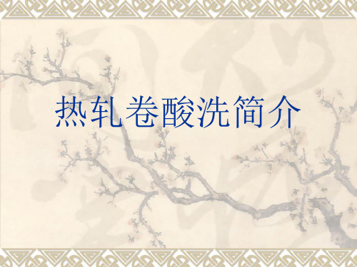 热轧卷酸洗简介