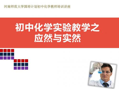 初中化学实验教学之应然与实然