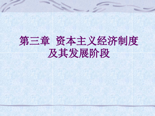 资本主义剩余价值的生产