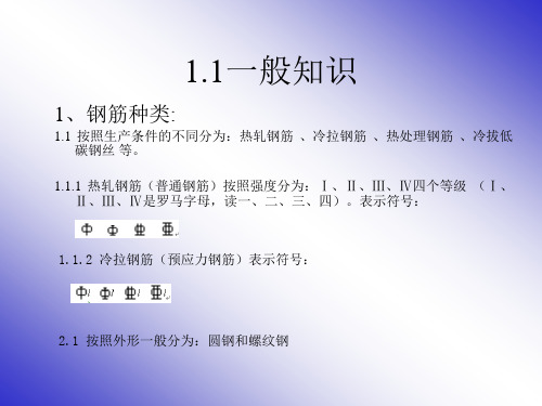 梁柱钢筋平法标注图解