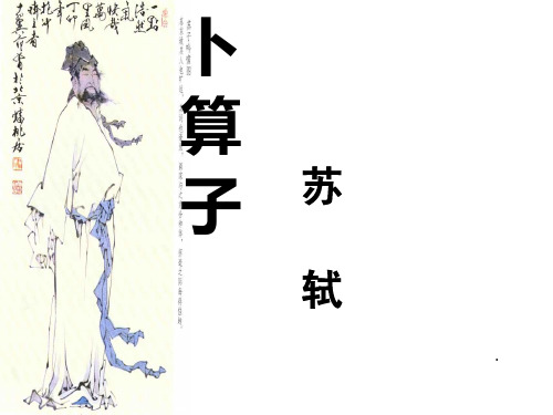 《卜算子·黄州定慧院寓居作》(缺月挂疏桐)