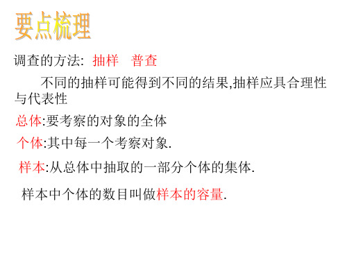 数据的描述  浙教版(PPT)2-1