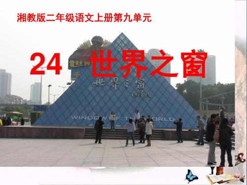 二年级语文上册第九单元世界之窗精选教学PPT课件2湘教版