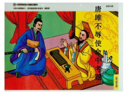 唐雎不辱使命中考题