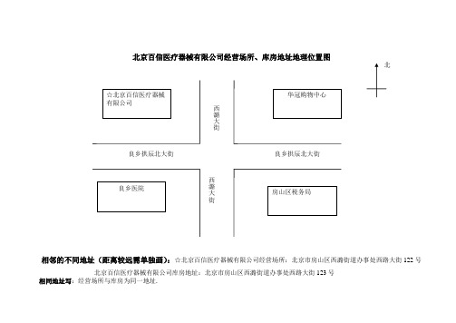 6、经营场所与库房地理位置图、平面图