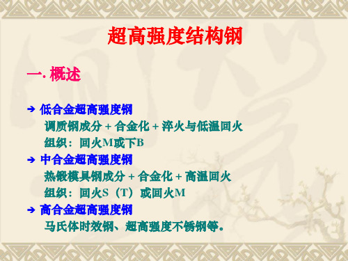 超高强度钢--2012资料
