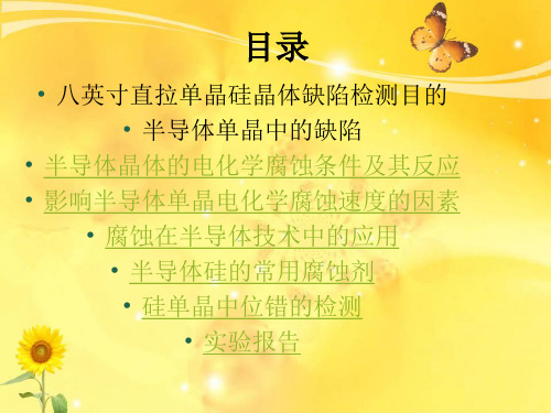 晶体缺陷的检测