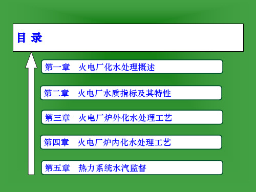 电厂化学水处理培训ppt课件