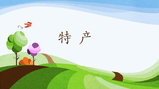 北师大版三年级语文下册《 特产》公开课课件_4