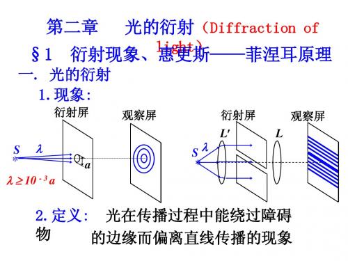 光的衍射