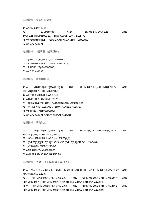 选股指标