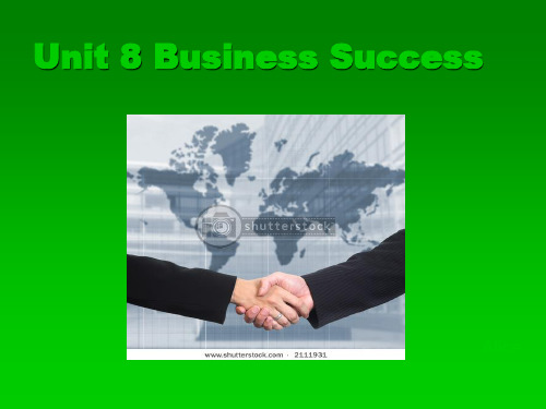 听力第四册UnitBusinessSuccess