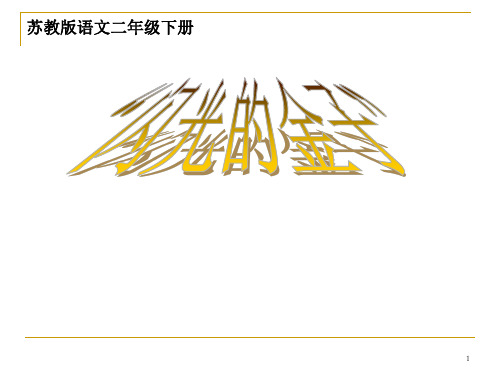 苏教版二年级语文下册《闪光的金子》