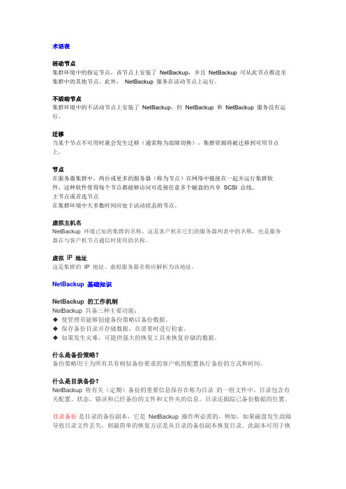 NBU安装指南之NetBackup 基础知识