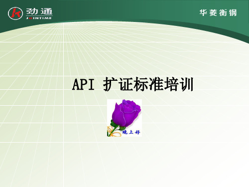 API扩证课件(API 5CT 9th)