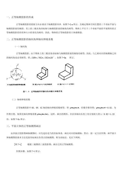 正等轴测投影图