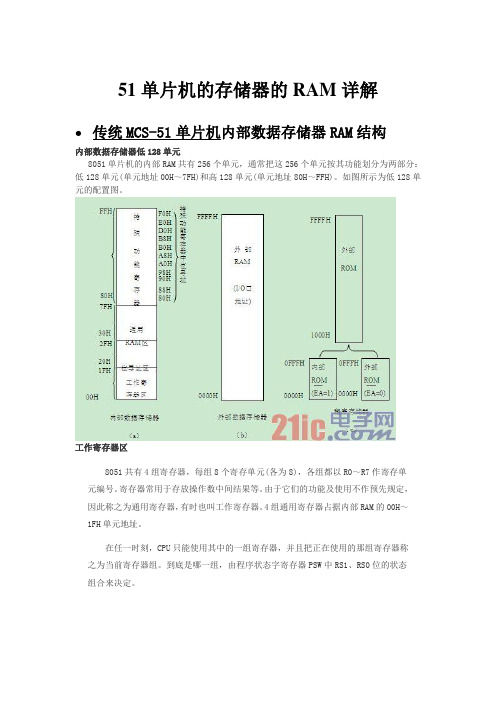 单片机的RAM存储器详解