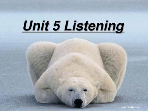 九年级下册英语广州版课件U5           Unit5 Listening