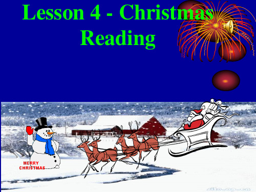 北师大版高中英语必修一Unit 3 lesson 4《 Christmas》reading课件 (共