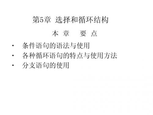 VisualC#05-1语句