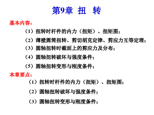 工程力学C-第9章 扭转